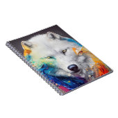 Carnet Wolf Loup Blanc Animal Discovery Aventure Nature (Côté Droit)