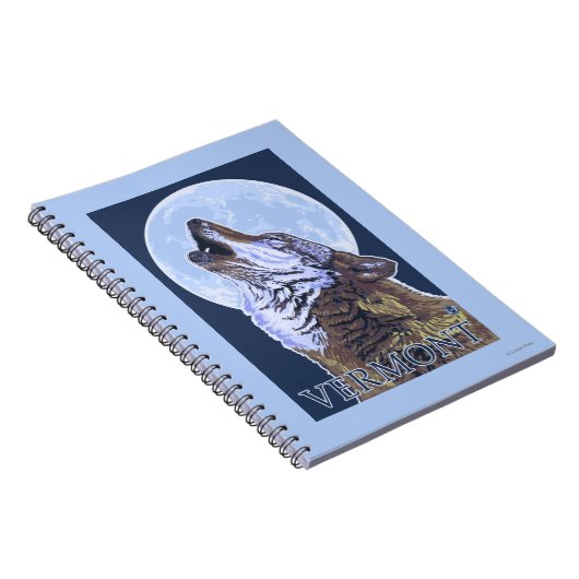 Carnet Wolf VermontHowling (Côté Droit)