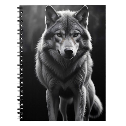 Carnet Wolf Wildlife Majestic Nature Vie Art Fond d'écran (Devant)