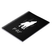Carnet Wolf with viking runes (Côté gauche)