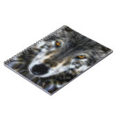 Carnet Wolf Woodland Portrait inspirant (Côté gauche)