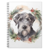 Carnet Wolfhound Festive Wreath (Devant)