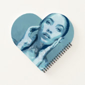Carnet "Woman in Blue" (Dos)