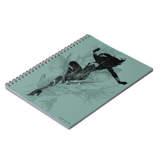 Carnet Wonder Woman Landing Foliage Graphic (Côté gauche)