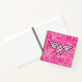 Carnet Wonder Woman Pink Comic Book Collage Logo (Intérieur)