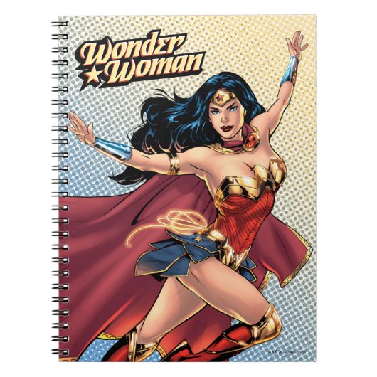 Carnet Wonder Woman Portant Cape (Devant)