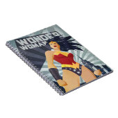 Carnet Wonder Woman Retro City Sunburst (Côté Droit)