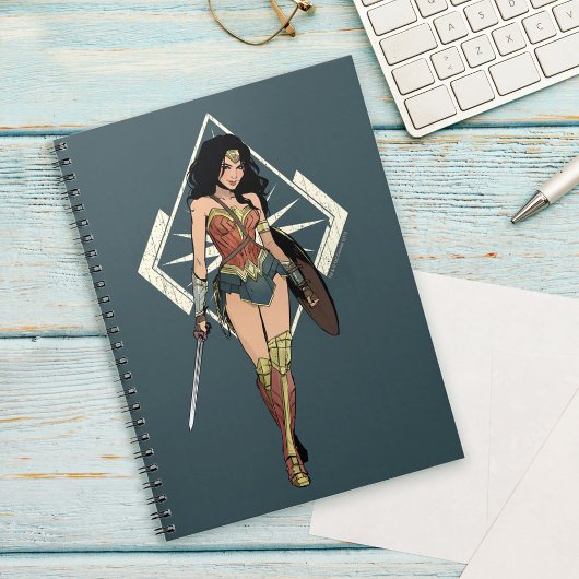 Carnet Wonder Woman With Sword Comic Art