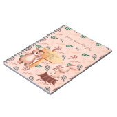 Carnet Woodland BABY RECORD livre, notes pour bébé (Côté gauche)