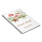 Carnet Woodland Deer Baby Shower Guest Book (Côté Droit)