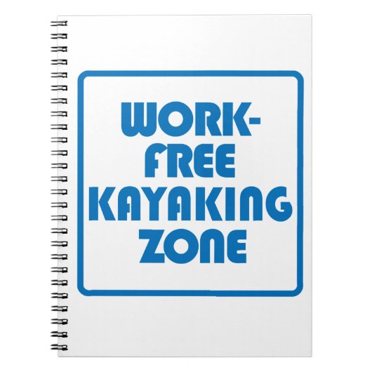 Carnet Work Free Kayaking Zone (Devant)