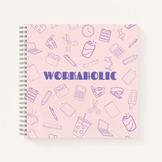 Carnet Workaholic (Devant)