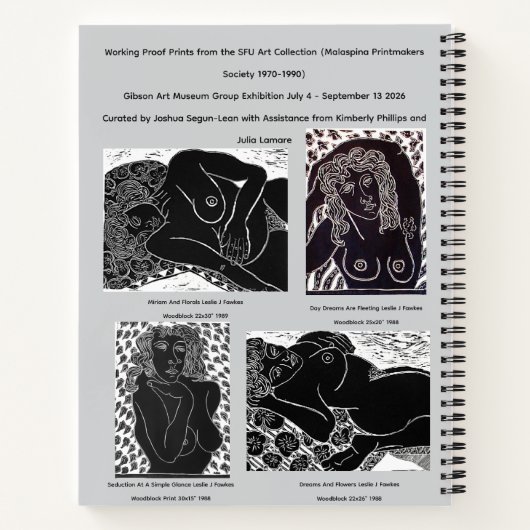 Carnet Working Proof Group Image Softcover 27.9cm x21.6cm (Dos)