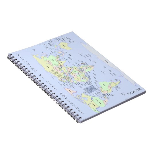Carnet World Map - Planning My Next Adventure - Custom (Côté Droit)