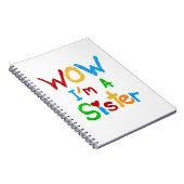 Carnet WOW Je suis une Soeur T-shirts et GIfts (Côté Droit)