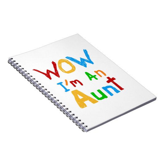 Carnet WOW Je suis une tante T-shirts et cadeaux (Côté Droit)