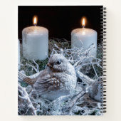 Carnet Wreath de l'Avent blanc (Dos)