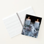 Carnet Wreath de l'Avent blanc (Intérieur)