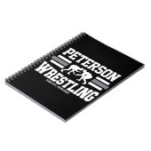 Carnet Wrestler AJOUTER LE NOM École Athlète Équipe de lu (Côté gauche)