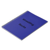 Carnet Wrestling Rocks Notebook (Côté gauche)