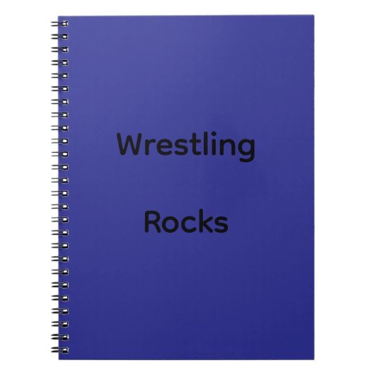 Carnet Wrestling Rocks Notebook (Devant)