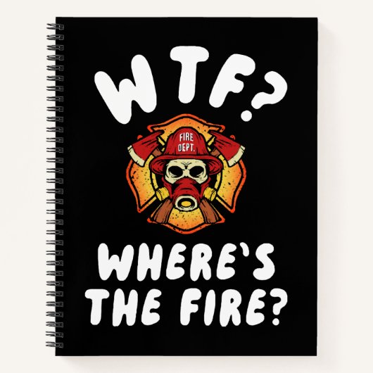 Carnet WTF Où est le pompier ? (Devant)