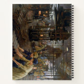 Carnet WW1 1918 Les femmes qui travaillent dans une usine (Dos)