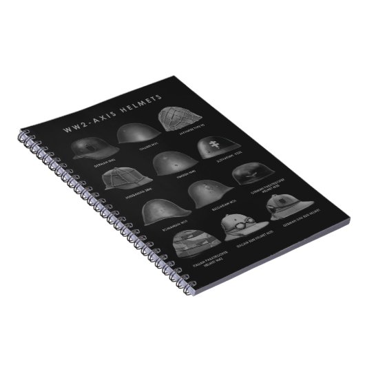 Carnet WW2 - Axis Helmets  (Côté Droit)