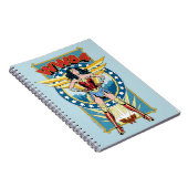 Carnet WW84 | Retro Comic Wonder Woman Badge de caractère (Côté Droit)