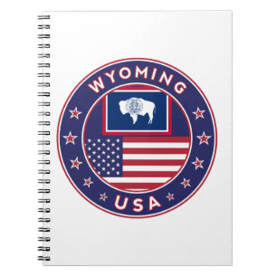 Carnet 'Wyoming sticker, étui téléphonique, sac fourre-to