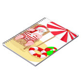 Carnet xmas beach santa claus (Côté gauche)
