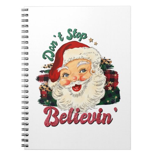 Carnet Xmas Gift Do Not Stop Believe (Devant)