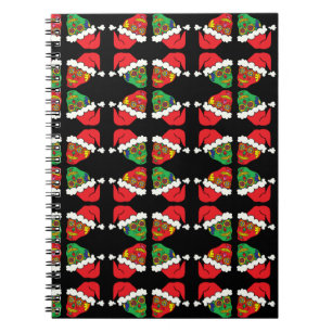 Carnet Xmas Santa Sugar Skulls
