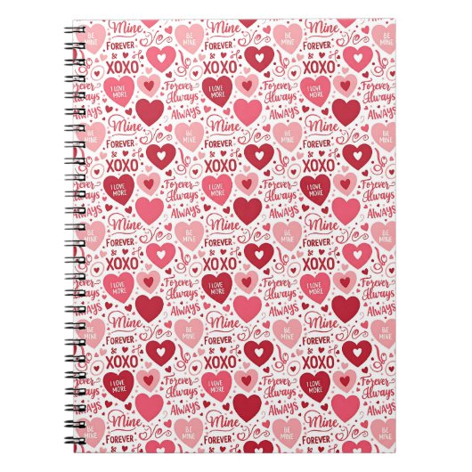 Carnet XOXO & Always Be Mine Pink Red (Devant)