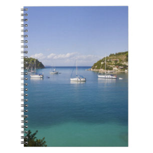 Carnet Yachts à l'ancre, Lakka, Paxos, Grèce