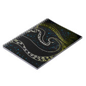 Carnet yaie Sweet échapper design d'art abstrait (Côté gauche)