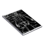 Carnet yaie tokyo anatomie du squelette humain (Côté Droit)