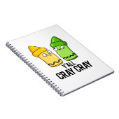 Carnet Yall Cray Cray Funny Crazy Crayon Pun (Côté Droit)
