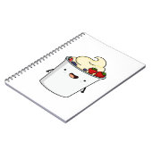 Carnet Yaourt aux fruits de Kawaii Cute (Côté gauche)