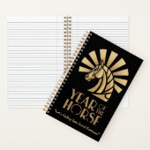 Carnet Year of the Horse Chinese Zodiac Notebook (À l'intérieur)