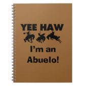 Carnet Yee Haw Je suis un T-shirts et cadeaux Abuelo (Devant)