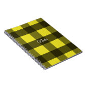 Carnet Yellow and Black Guingham (Côté Droit)