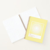 Carnet Yellow Aura Swatch Angel Number Notebook (Intérieur)