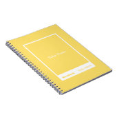 Carnet Yellow Block Quote Classic Notebook (Côté Droit)