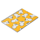 Carnet Yellow Cute Animal Pattern (Côté gauche)