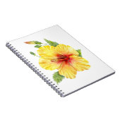 Carnet Yellow Hibiscus Botanical (Côté Droit)