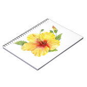 Carnet Yellow Hibiscus Botanical (Côté gauche)