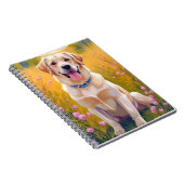 Carnet Yellow Lab Labrador Retriever Dog Painting (Côté Droit)