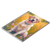 Carnet Yellow Lab Labrador Retriever Dog Painting (Côté gauche)