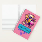 Carnet Yellow Lab Maman Bubblegum tendance Labrador Maman (À l'intérieur)